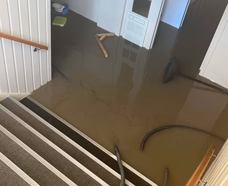 Flooded Church Basement